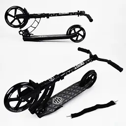 Самокат Best Scooter 85х16х36 см Чорний 000231516 - мініатюра 2