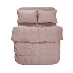 Постільна білизна Lotus Home Washed cotton - Kansas пудровий євро