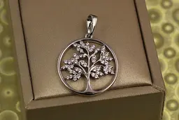 Кулон Xuping Jewelry квітуче дерево 2.2 см сріблястий