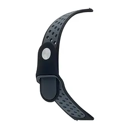 Ремінець Nike Sport 22 мм Watch Gear S3/Xiaomi Amazfit Чорний/Сірий S - мініатюра 2
