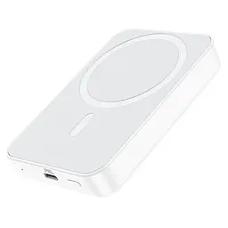 Бездротовий зовнішній акумулятор магнітний Borofone BJ25 Plus Reach 10000mAh білий - мініатюра 3