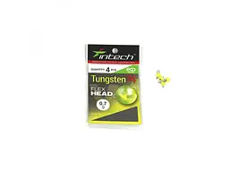 Груз Чебурашка Intech розбірна 0,7г 4шт/уп Tungsten 74 Gloss Chartreuse UV