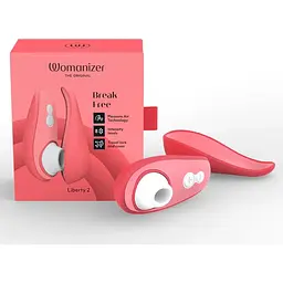 Вакуумний стимулятор Womanizer Liberty 2 Purple, Рожевий - мініатюра 9