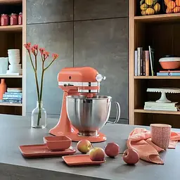 Планетарний міксер KitchenAid Artisan 4.8 л персиковий белліні (5KSM185PSEPH) - мініатюра 10