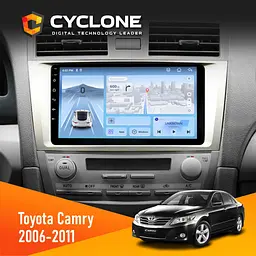 Штатна магнітола Toyota Camry 2006-2011 Climate Cyclone C10-012 4x64 DSP 4G Cyclone (НФ-00009029)