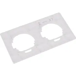 Рамка Brille подвійна біла WB-2F Wh - мініатюра 2