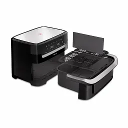 Аерогриль Tefal Dual Easy Fry Flex 2700 Вт чорний (EY9228E0) - мініатюра 2