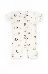 Детский песочник муслиновый Panda на кокосовых пуговицах