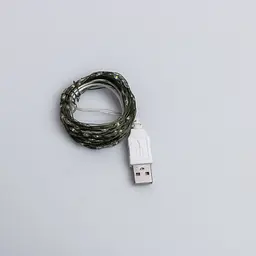 Гірлянда Роса нитка 100 LED довжина 10 м від USB зелена, білий GarlandoPro USB100L10MGW - мініатюра 28