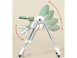 Стільчик-шезлонг для годування 2 в 1 Kidilo BabyChair Z901 Grey - мініатюра 10