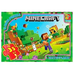 Пазли G-Toys Minecraft 35 елементів MC788 Різнокольоровий