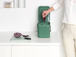 Відро для сміття Brabantia Sort&Go, 6 л, темно-зелений (129841) - мініатюра 4