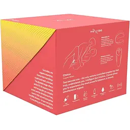 Смарт-вібратор для пар We-Vibe Chorus Crave Coral сенсорне керування вібраціями стисненням пульта - мініатюра 10