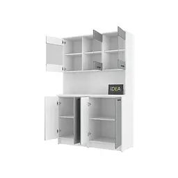Буфет кухонний Idea К-92.1 Білий / Асфальт - мініатюра 4