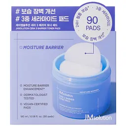 Тонер-педи з церамідами JMsolution Cera 3 Barrier Toner Pad 90 шт. - мініатюра 8