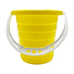 Дитяче відро для пісочниці "Середнє" S0009(Yellow) жовтий 14 см