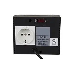 Стабілізатор напруги Powercom TCA-1200 чорний - мініатюра 2