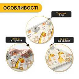 Дитячий ігровий килимок LEOBRO 150 x 200 x 1 см (LB-1029) - мініатюра 5
