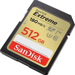 Карта пам'яті SanDisk SDXC Extreme 512GB UHS-I U3 V30 Class 10 (SDSDXVV-512G-GNCIN) [136570] - мініатюра 2