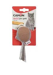 Іграшка для котів - м'ячик з дзвіночком та резинкою Camon 5.5см