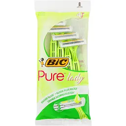 Бритва жіноча BIC Pure 3 Lady без змінних картриджів 4 шт.