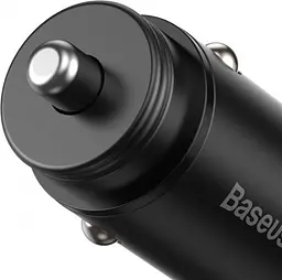 Автомобільний зарядний пристрій Baseus Circular Metal PPS Quick Charger 30W Support VOC CCYS-C01 Black - мініатюра 5