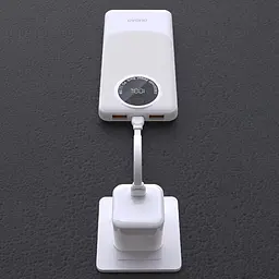 УМБ Dudao 10000mAh K12 22,5W PD,QC 2xUSB-A,USB-C In/Out White - мініатюра 3