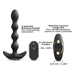 Анальний вібратор-намисто Dorcel Flexi Balls - мініатюра 4