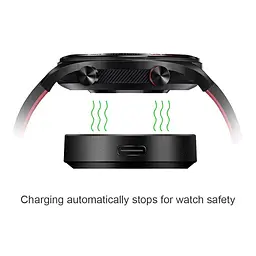 Зарядний пристрій Amazfeel для смартгодинника Huawei GT2/ GT 2e/ GT/ Honor Magic/ Watch 2 42 46 мм білий - мініатюра 2