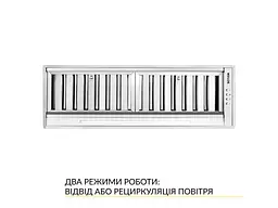 Витяжка WEILOR PPE 8265 SS 1250 LED Strip - мініатюра 5
