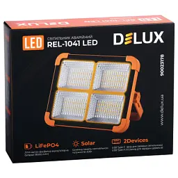 Прожектор Delux REL-1041 ( 3.7V 8000mAh) 288 LED 20Вт IP65 (90023178) - мініатюра 5
