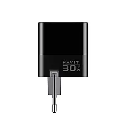 Зарядний пристрій HAVIT UCLE001 GaN 30W 2хUSB-A+USB-C HAVIT (28679-000) - мініатюра 4