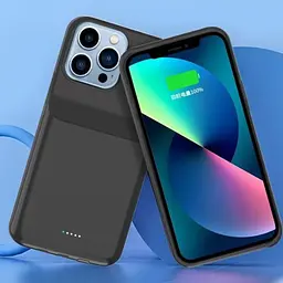 Чохол-акумулятор XON PowerCase Wireless для iPhone 13 Pro 8000 mAh Чорний (PCBW1113380B 1165)