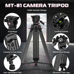 Штатив Ulanzi MT-81 Black (T080GBB1) [169729] - мініатюра 5