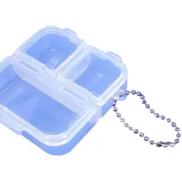 Коробка Meiho Square 3 case 66x66x18mm Clear - мініатюра 4