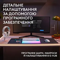 Клавіатура Logitech G512 X 75 Tactile Wired Gaming Keyboard White (920-013955) - мініатюра 5