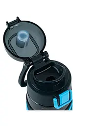 Пляшка KITE для води 680 мл чорно-блакитна (K25-1233-2) - мініатюра 3