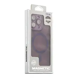 Чохол-накладка Magnetic Camera Lens with Magsafe Apple iPhone 15 Dark Purple (35214_3345369) - мініатюра 2