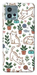 TPU чохол Demsky Cats pattern для Motorola Moto G72