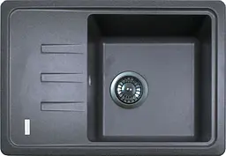 Кухонна мийка Adamant SLIM сіра 615x430x200 мм, з крилом 61,5 см