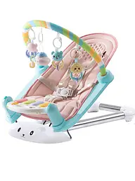 Колиска-гойдалка Babyhood BH305 Рожевий