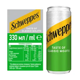 Напій Schweppes Classic Mojito безалкогольний 330 мл (714690) - мініатюра 7