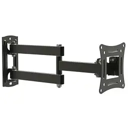 Настінне кріплення LCD/Plasma TV 14-29" Walfix R-283B колір чорний, до 20 кг, VESA:100x100 мм, нахил: -15º ~ +5º, поворот: до 180