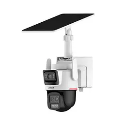 IP PTZ-відеокамера автономна з 4G та сонячною панеллю 3Mp+3Mp Dahua DH-IPC-PTS2649C-3E3Z-4GB20 f=2.8mm+3.6mm+8.4mm, з мікрофоном (99-10025993)
