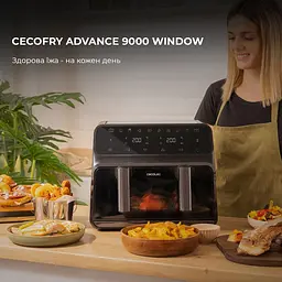 Мультипіч (аерогриль-фритюрниця) CECOTEC Cecofry Advance 9000 Window - мініатюра 2