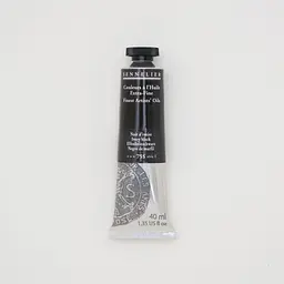 Олійна фарба Sennelier, 40 мл, професійна, S1, Слонова кістка (Ivory black)