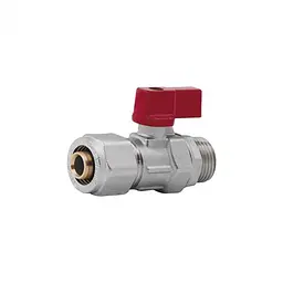 Кран кульовий SD Forte SF262W15 обтискний для труб 1/2" на 16 мм