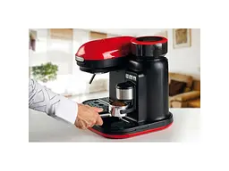 Ріжкова кавоварка еспресо Ariete 1318 Espresso Moderna Red (1318/00) - мініатюра 7