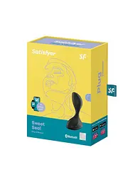Анальна смарт-пробка Satisfyer Sweet Seal, 11.2х4 см, чорна - мініатюра 5