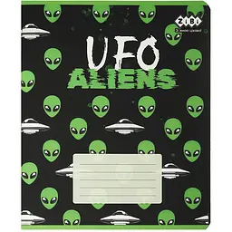 Упаковка зошитів ZiBi Kids Line UFO 24 аркуші в лінію 20 шт. (ZB25.1771L) - мініатюра 5